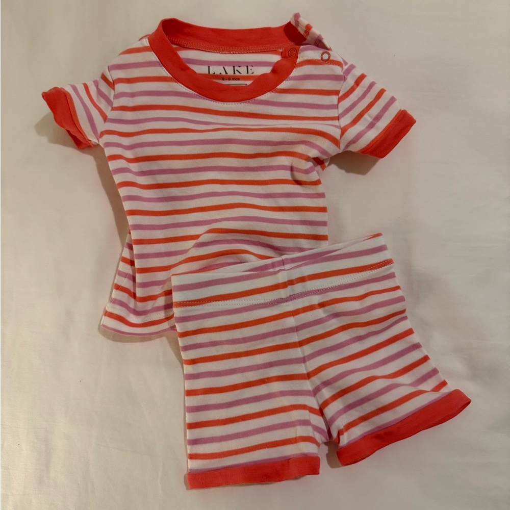 LAKE pajamas - 6-9 mos (matching mom and me available)